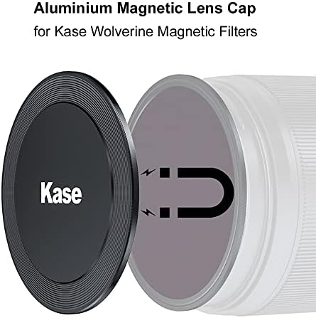 Kase 82mm Wolverine Magnetic ND e CPL Kit Inclui CPL + ND1000 + Soft GND0.9 + Tampa da lente magnética + bolsa