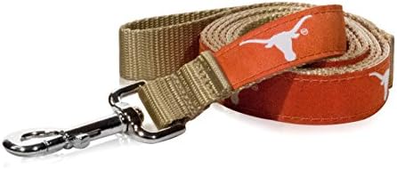 ZEP -PRO Texas Longhorns Dog Collar & Leash Combo - NCAA - Feito nos EUA.